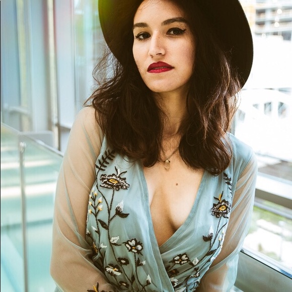 Blue Floral Dress - Picture 3 of 3